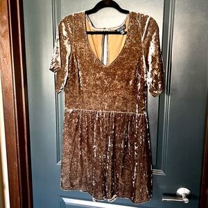 American Eagle Soft & Sexy Crushed Velvet Romper